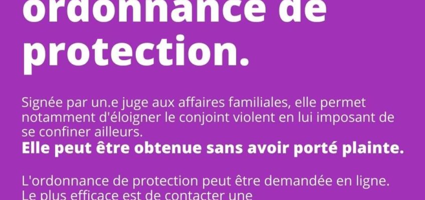 Victimes de violences conjugales ? Demandez votre ordonnance de protection